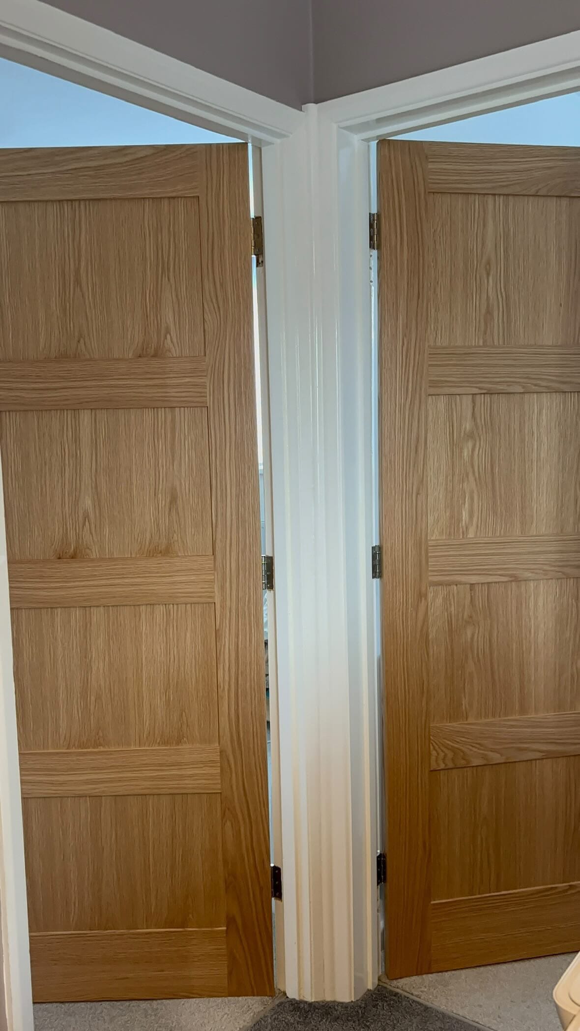 762x1981x44mm (30") Oak Shaker 4P - Prefinished Door
